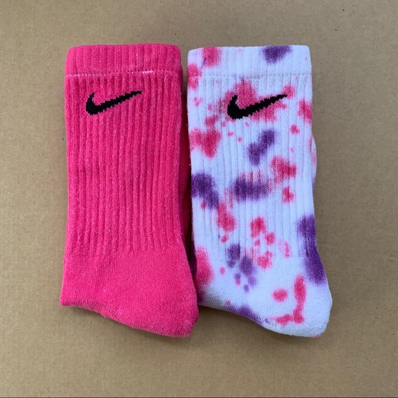 Custom Nike Tie Dye Crew Socks 2 Pack Gift Set - Picture 4 of 10
